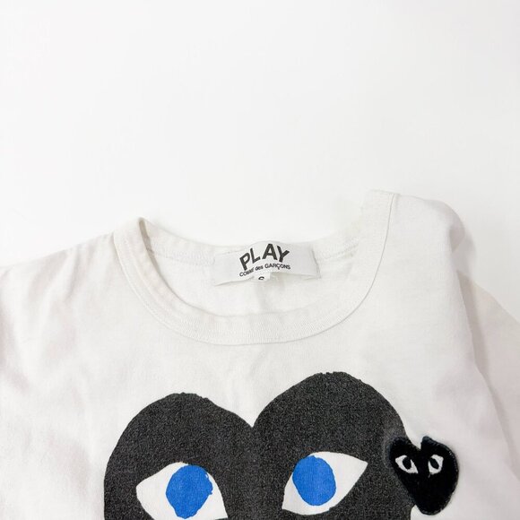 AUTHENTIC JAPANESE  Comme des Garcons PLAY CDG PLAY LOGO GRAPHIC T SHIRT - Picture 5 of 7